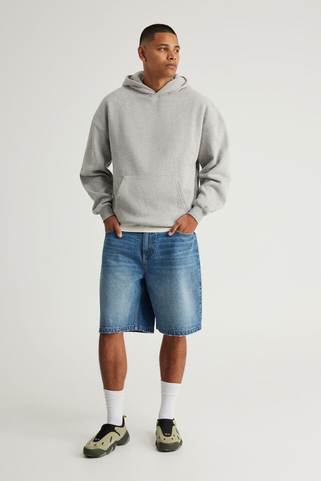 Open Gallery Baggy Denim Short, ARCTIC BLUE