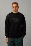 Unified Oversized Loopback Crew, BLACK/UNIFIED SCRIPT - alternate image 1