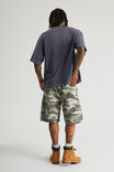 Notion Baggy Denim Short, TEXTURED CAMO - alternate image 3