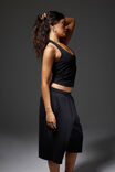 Scoop Neck Halter Top, BLACK - alternate image 3