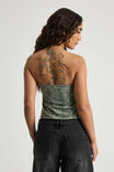 Knot Front Split Bandeau, SNAKE SKIN - alternate image 3