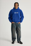 Half Half Hoodie, HH CORPORATE BLUE/ON SMOKO - alternate image 2