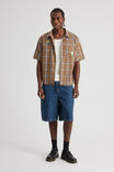 South Park X Half Half Boxy Cropped Short Sleeve S, LCN SOUTH PARK ICONS/BROWN CHECK - alternate image 2