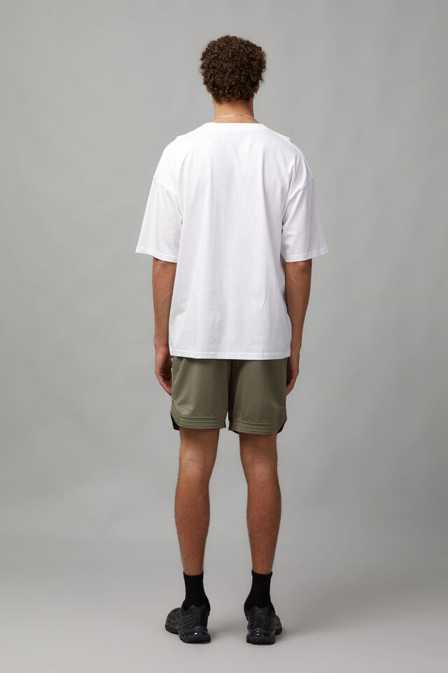 Nfl Basketball Short, LCN NFL DUSTY KHAKI/PACKERS TONAL