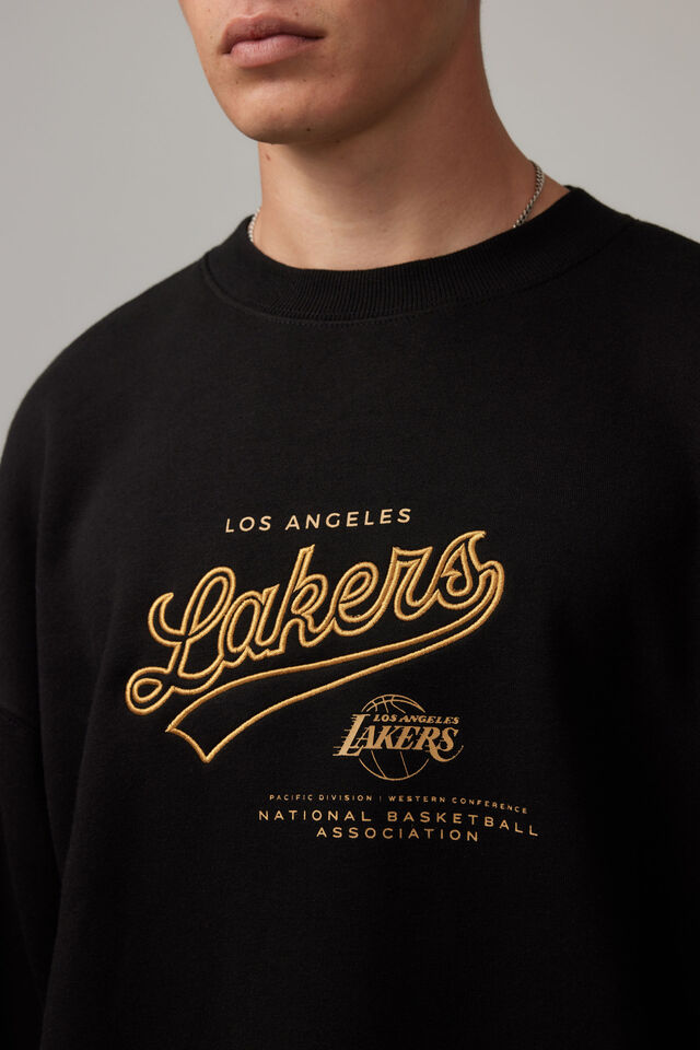 Nba Crew, LCN NBA BLACK/LAKERS SCRIPT