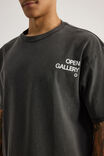 Open Gallery Box Fit Tshirt, OG WASHED BLACK/SHARP EDGES - alternate image 4