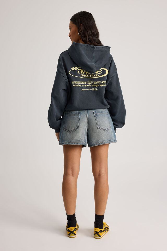 90 S Classic Denim Short, WASHED OUT BLUE