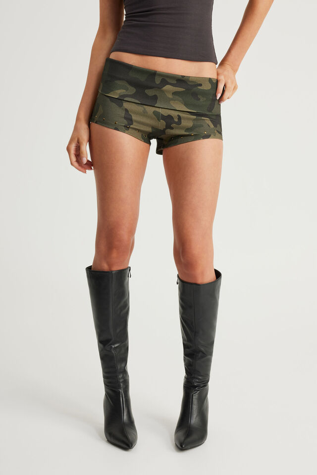 Raya Pull On Short, NOTION COMBAT CAMO