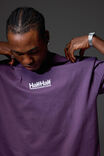 Half Half Box Fit Graphic T Shirt, HH GRAPE/HALF HALF HARDWARE - alternate image 4