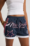 Hype Street Basketball Short, NEW YORK_ NAVY BLAZER - alternate image 4