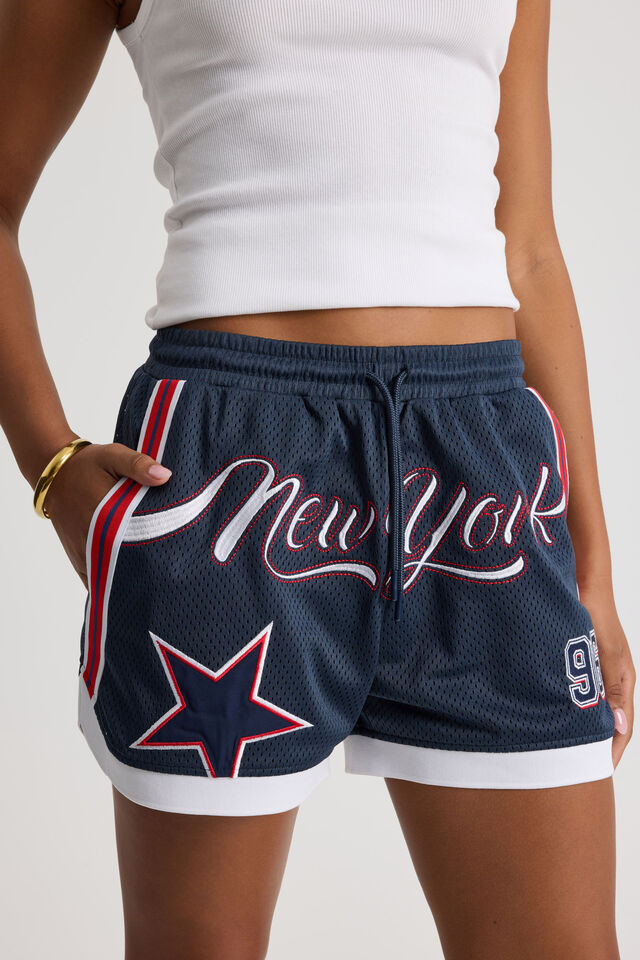 Hype Street Basketball Short, NEW YORK_ NAVY BLAZER