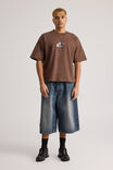 Half Half Boxy Cropped Graphic Tshirt, HH BRACKEN/HALF HALF FISHY BUSINESS - alternate image 2