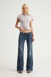 Short Sleeve Fitted Shirt, PINK CHECK - example image 2