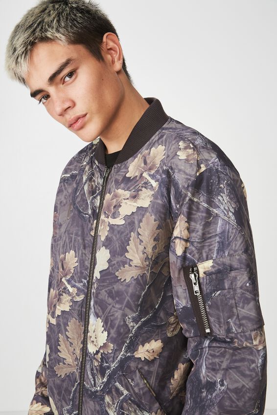 Bomber Jacket, WOODLANDS CAMO