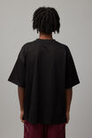 Heavy Weight Box Fit Tshirt, BLACK - alternate image 3