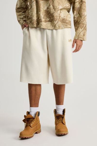 Notion Baggy Track Short, NTN VANILLA/TONAL ETHEREAL