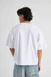 Boxy Cropped Tshirt, WHITE - alternate image 3