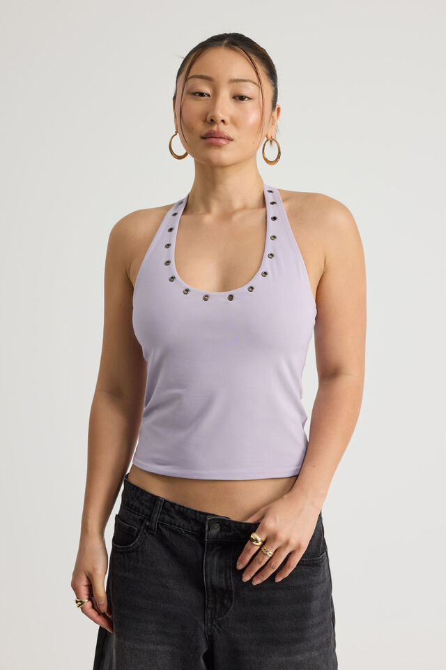 Scoop Neck Halter Top, LILITH