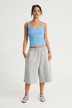 Authentics Baggy Track Short, GREY MARLE - example image 2