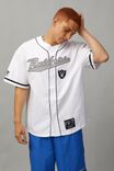 Nfl Baseball Shirt, LCN NFL WHITE/CHEVY RAIDERS - alternate image 1