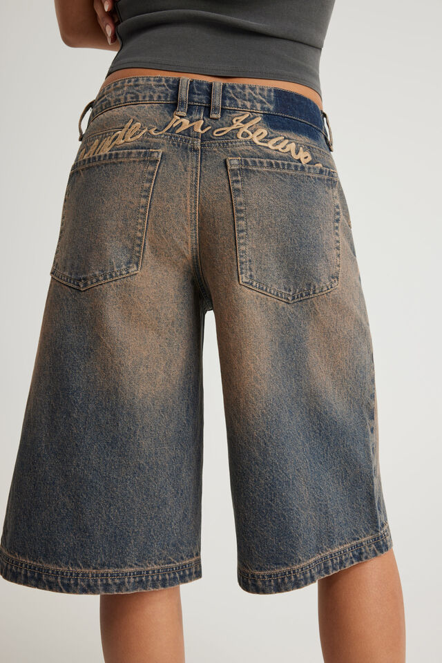 Mega Baggy Jort, DIRTY PEACH