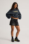 Everyday Denim Skirt, EXTREME BLACK WASH - alternate image 2
