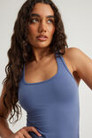 Snatched Racer Tank, BLUE FIN - example image 4