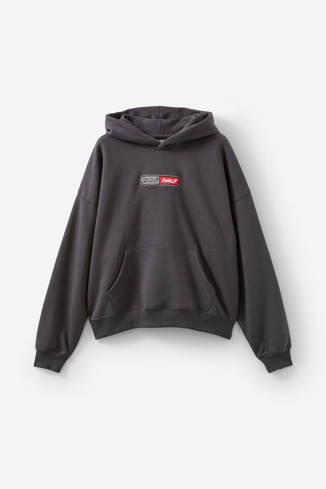 Half Half Hoodie, HH SLATE/HALF HALF PILL