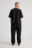 Baggy Cuffed Trackpant, BLACK - alternate image 3
