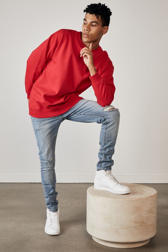 Skinny Leg Denim Jean, CALI BLUE