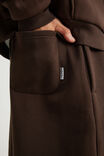 Authentics Baggy Track Short, WALNUT - example image 4