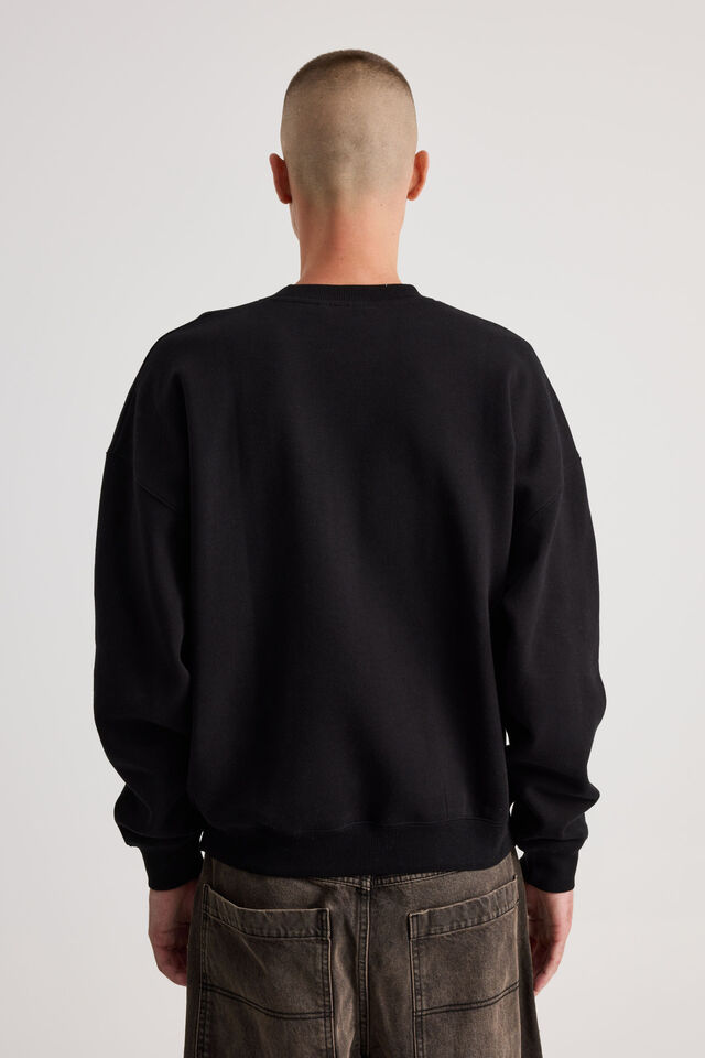 Authentics Crop Crew, BLACK