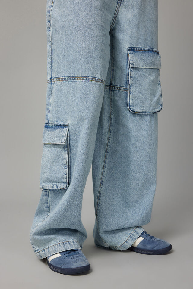 Baggy Carpenter Jean, 90s BLUE