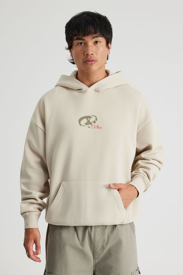 Notion Hoodie, NTN WASHED PEBBLE /NIHILISM