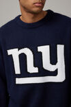 Nfl Crew Knit, LCN NFL NAVY BLAZER/NEW YORK GIANTS - alternate image 4