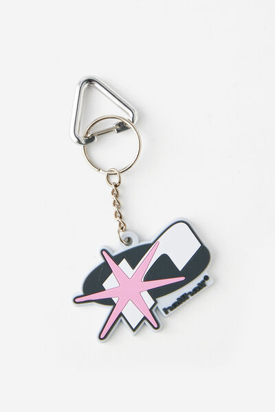 Hh Carabiner, HH RUBBER PINK STAR LOGO