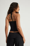 Snatched Halter Top, BLACK - alternate image 3