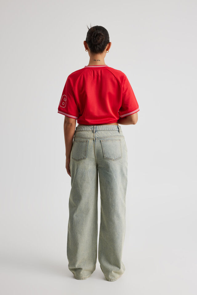 Mid Rise Baggy Jean, VINTAGE BLUE