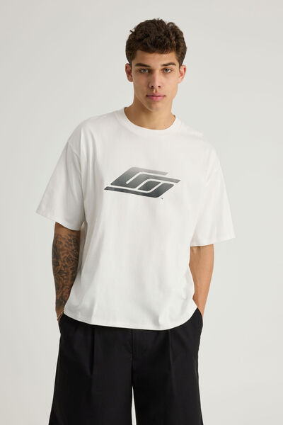 Open Gallery Box Fit Tshirt, OG CLOUD/GALLERY LOGO