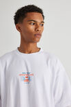 Half Half Heavyweight Box Fit Graphic Tshirt, HH WHITE/INTERNET CAFE - alternate image 4