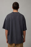 Heavy Weight Box Fit Graphic Tshirt, UC WASHED BLACK/SKYLINE - alternate image 3