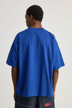 Half Half Heavyweight Box Fit Graphic Tshirt, HH CORPORATE BLUE/SCREWS LOOSE - alternate image 3