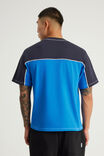 Half Half Panelled Tee, HH STRONG BLUE/ESCALADE - example image 3