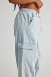 Sasha Utility Denim Pant, FADED BLUE - alternate image 4