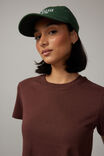 Cotton Tee, DEEP MAHOGANY - alternate image 4