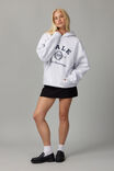 Lcn College Hoodie, LCN YAL SILVER MARLE/YALE - alternate image 5