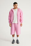 Authentics Boxy Zip Thru Hoodie, WASHED POP PINK - example image 4