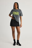 Cargo Mini Skirt, BLACK - alternate image 2