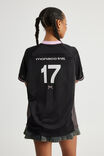 V Neck Sports Jersey, BLACK/MONTE CARLO - alternate image 3