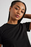 Cotton Tee, BLACK - alternate image 4